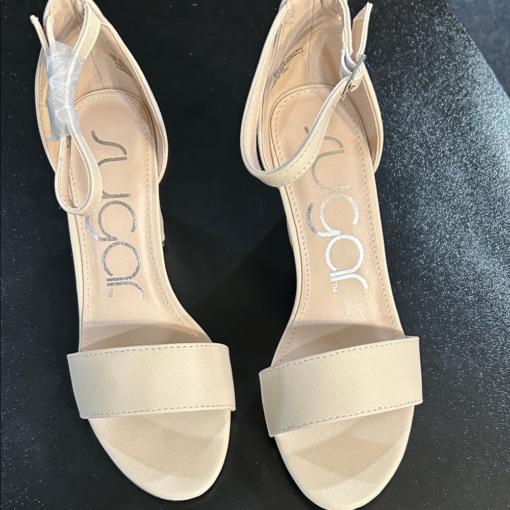 Sugar Women's Cream Heels